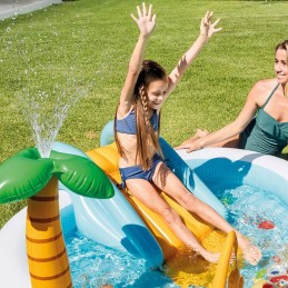 baseinas, žaidimų aikštelė, dino parkas