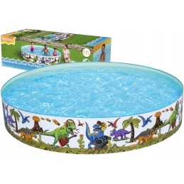 Apvalus išsiplėtimo baseinas 244x244 cm sodo vaikų bestway 55001