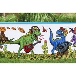 Apvalus išsiplėtimo baseinas 244x244 cm sodo vaikų bestway 55001