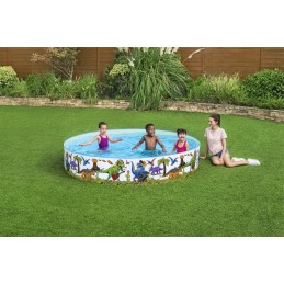 Apvalus išsiplėtimo baseinas 244x244 cm sodo vaikų bestway 55001