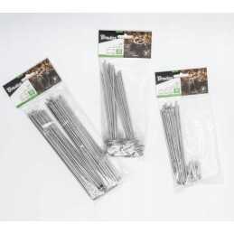 U formos cinkuoto metalo kaištis, plotis 3cm / aukštis 20cm