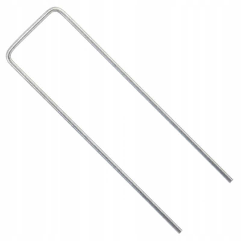 Metalinis kaištis u 20x3cm, cinkuotas, 20 vnt. bradas atsmgu1320/20b