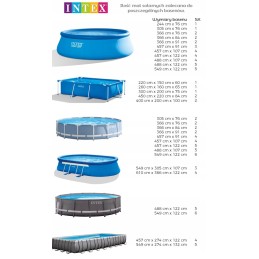 Saulės kilimėlis baseino vandens šildytuvas 28685 intex saulės šildytuvas