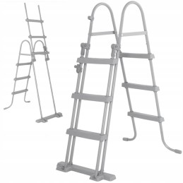 Patogios, stabilios dvipusės baseino kopėčios 107 cm bestway 58330