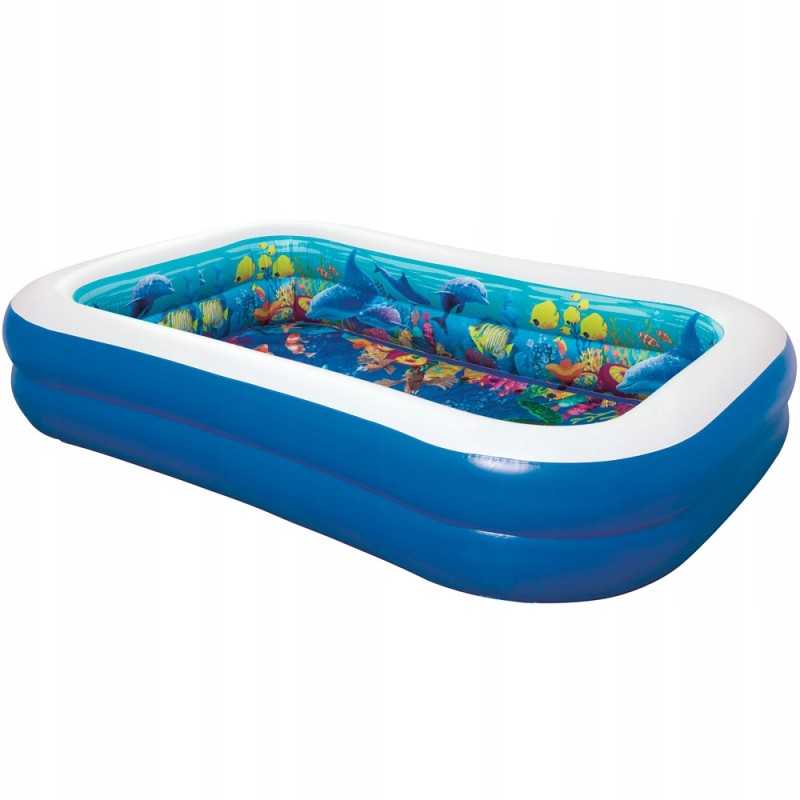 73673 bestway 3D pripučiamas baseinas vaikams 778 l