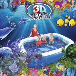 73673 bestway 3D pripučiamas baseinas vaikams 778 l