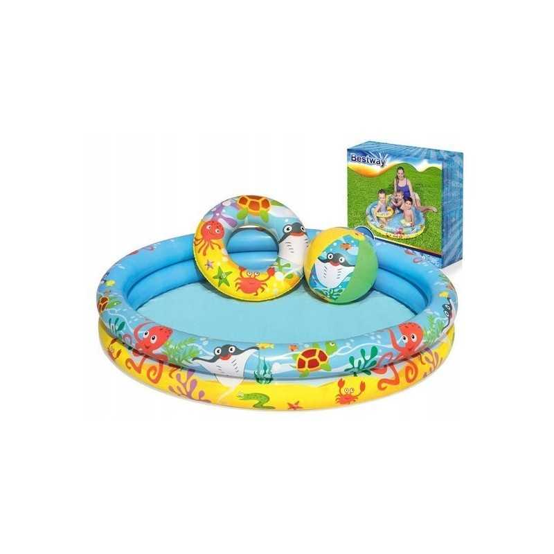 Pripučiamas baseinas 1 22x20 cm rutulinis ratas bestway 51124