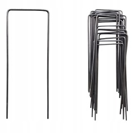 Metaliniai smeigtukai įvairių tipų agrotekstilei, agrotekstilei ir geotekstilei tvirtinti prie žemės, taip pat smeigtukai kurmių