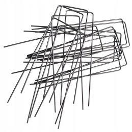 Metaliniai smeigtukai įvairių tipų agrotekstilei, agrotekstilei ir geotekstilei tvirtinti prie žemės, taip pat smeigtukai kurmių