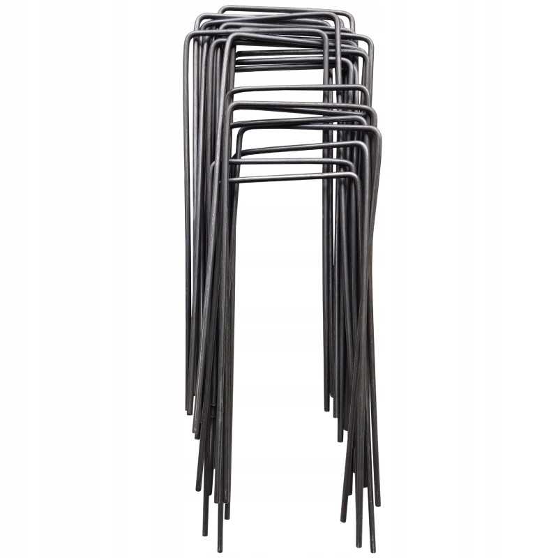 Metaliniai smeigtukai įvairių tipų agrotekstilei, agrotekstilei ir geotekstilei tvirtinti prie žemės, taip pat smeigtukai kurmių