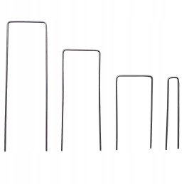 Metaliniai smeigtukai įvairių tipų agrotekstilei, agrotekstilei ir geotekstilei tvirtinti prie žemės, taip pat smeigtukai kurmių