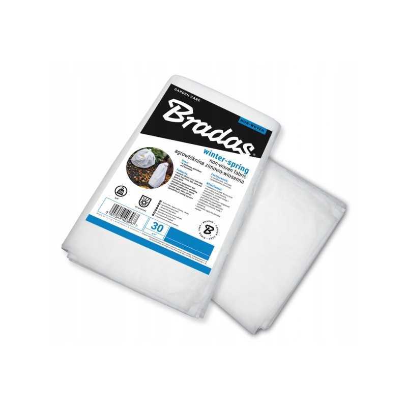 Agrotekstile 30g ziema-pavasaris baltas 1,6x5m bradas