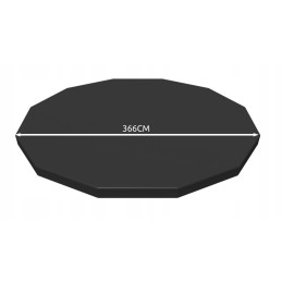 Baseino dangtis 366 folijos danga, intex brezentas