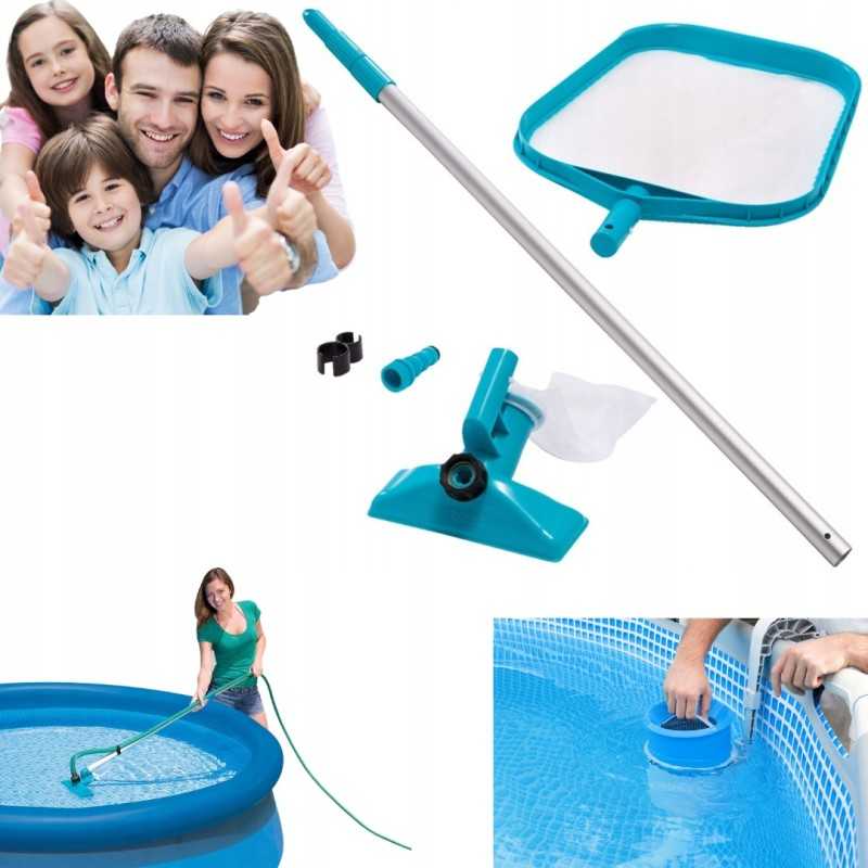 Bestway baseino dulkių siurblio intex 2in1 švarus rinkinys