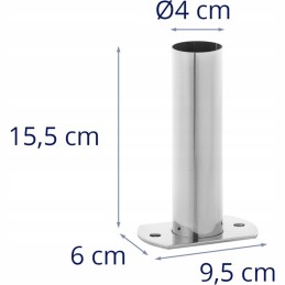 Uniprodo inkarinė apykaklė baseino kopėčių tvirtinimui, 2 vnt