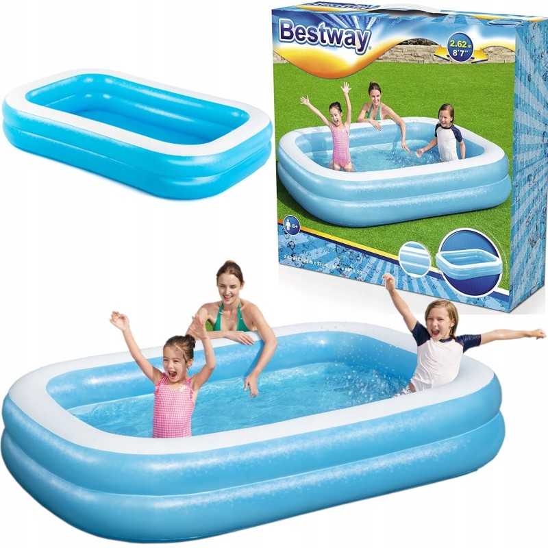 Didelis šeimos sodo baseinas, perlas, 262 cm, bestway