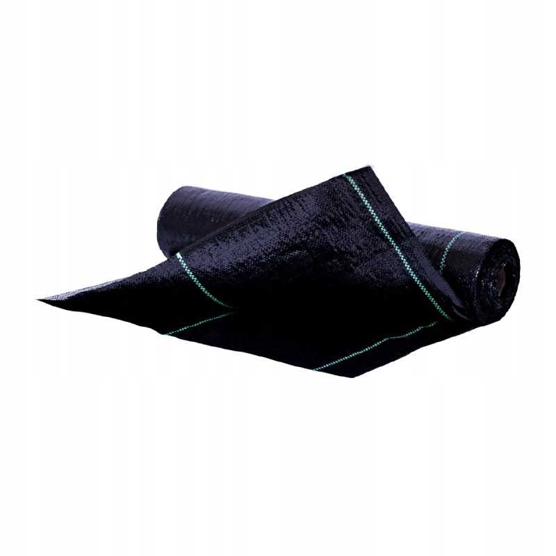 Žemės ūkio audinys, juodas, storas, 90g, 0,6 x 50 m, rulonas