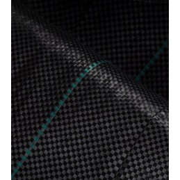 Žemės ūkio audinys, juodas, storas, 90g, 0,6 x 50 m, rulonas