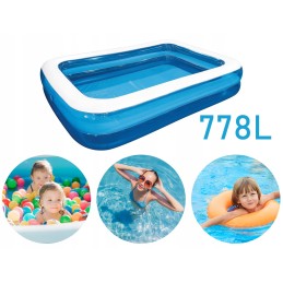 Bestway pripučiamas baseinas 262x175 sezono hitas, puiki dovana vaikui