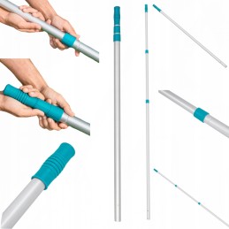 Aliuminio teleskopinis stulpas 360 cm bestway 58279 baseino priedai