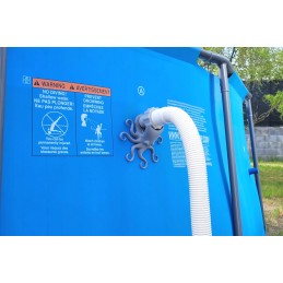 2x baseino vamzdžio atrama intex bestway baseinui su 32x38 redukcijos adapteriu