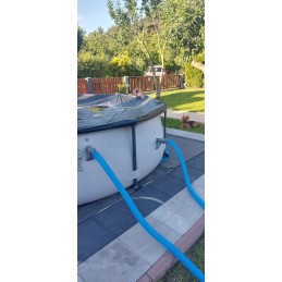 2x baseino vamzdžio atrama intex bestway baseinui su 32x38 redukcijos adapteriu