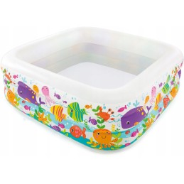Kvadratinis baseinas 159x159 žuvis 340l intex