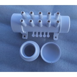 Kolektorius 10 SPA oro purkštukų PVC 33 5 mm