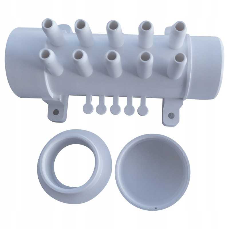 Oro purkštukų šukos skirstytuvas vonioms