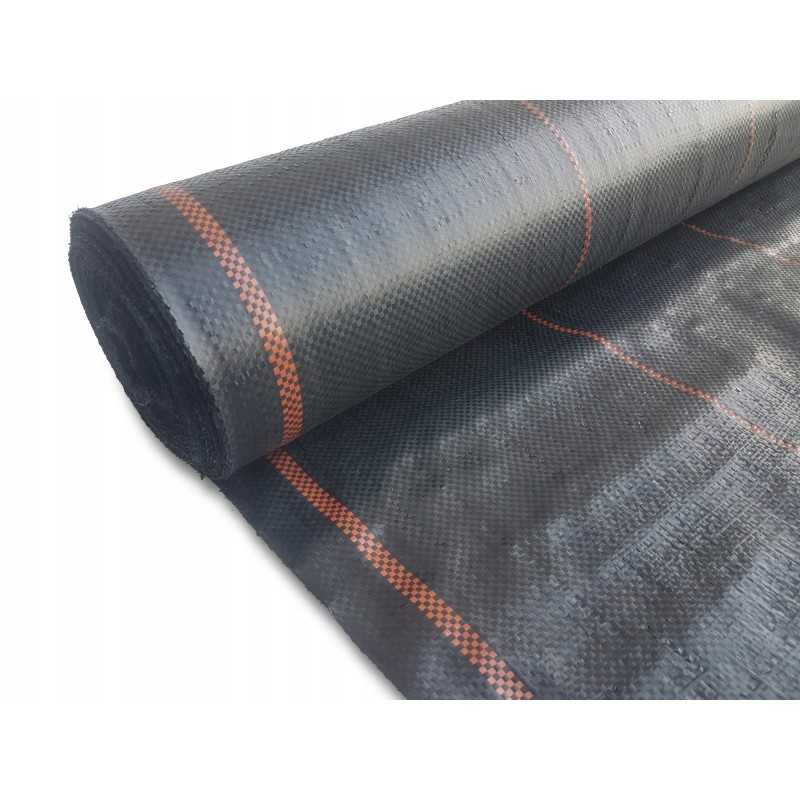 Juoda agrotekstilė, matmenys 1,1 m x 35 m