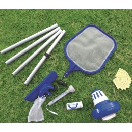 Baseino valymo rinkinys, baseino dugno dulkių siurblys, tinklelis 8in1, bestway 58195