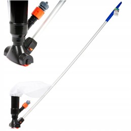 Baseino dulkių siurblys, pilnas baseino valymo rinkinys, teleskopinis stulpas