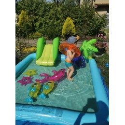 Bestway akvariumo pripučiamas irklavimo baseinas 2 39 x 2 06 m