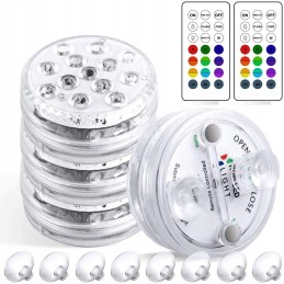 Baseino apšvietimas, 4 vnt. povandeninis LED baseino apšvietimas