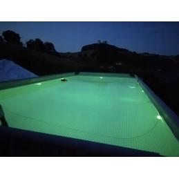 Baseino apšvietimas, 4 vnt. povandeninis LED baseino apšvietimas