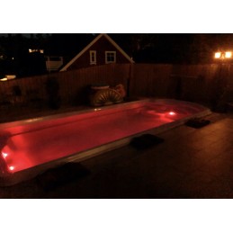 Baseino apšvietimas, 4 vnt. povandeninis LED baseino apšvietimas