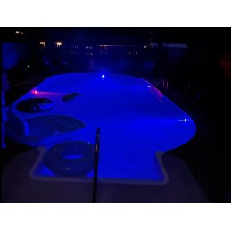 Baseino apšvietimas, 4 vnt. povandeninis LED baseino apšvietimas