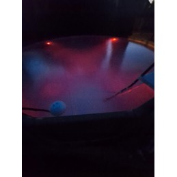 Baseino apšvietimas, 4 vnt. povandeninis LED baseino apšvietimas