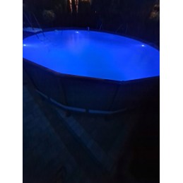 Baseino apšvietimas, 4 vnt. povandeninis LED baseino apšvietimas