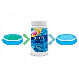 Gamix chloro multi tabletės 3in1 5kg daugiafunkcinės