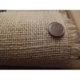 Džiuto balintas džiuto audinys, plotis 50 cm per metrą