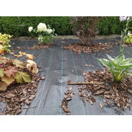 Juodas nuo piktžolių agrotekstilės skardenas 90g 1,1x50m