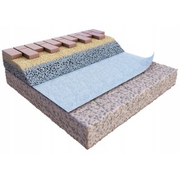 Geotex geotekstilė 100 g/m2 50 cm x 50 m