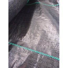 Žemės ūkio audinys mulčiavimas nuo piktžolių juoda 40 x 100 mb 90 g