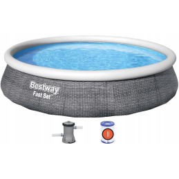 Bestway 57376 išsiplėtimo baseino 396x84 filtro siurblys