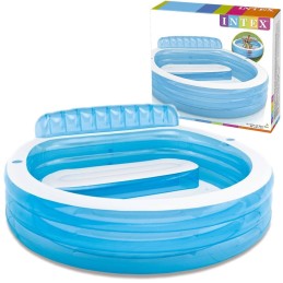 Sodo baseinas su sėdynėmis 229x218cm intex 57190