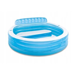 Sodo baseinas su sėdynėmis 229x218cm intex 57190
