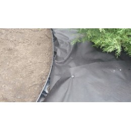 Juoda agrotekstilė piktžolėms 1,6x50m agrotekstilė nuo piktžolių 50g