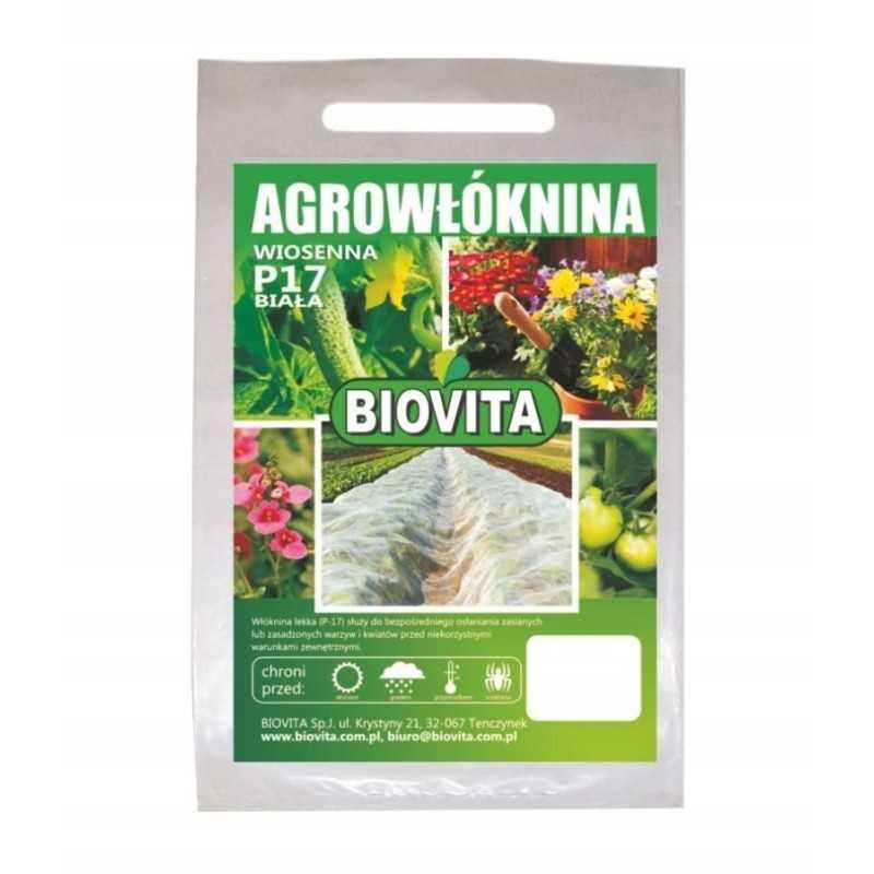 Agrotekstilė p-17 1,6x5m balta, lengva, saugo nuo šalčio ir vėjo