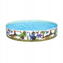 Dinozaurų sodo baseinas 244x46cm bestway 55001